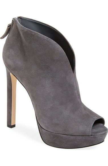 candace rose blog Nine West 'Vain' Platform Bootie (Women) Grey Suede  candie anderson nordstrom 