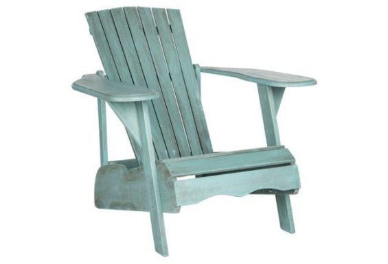 Pippa Adirondack Chair Blue One Kings Lane furniture warehouse sale candace rose anderson