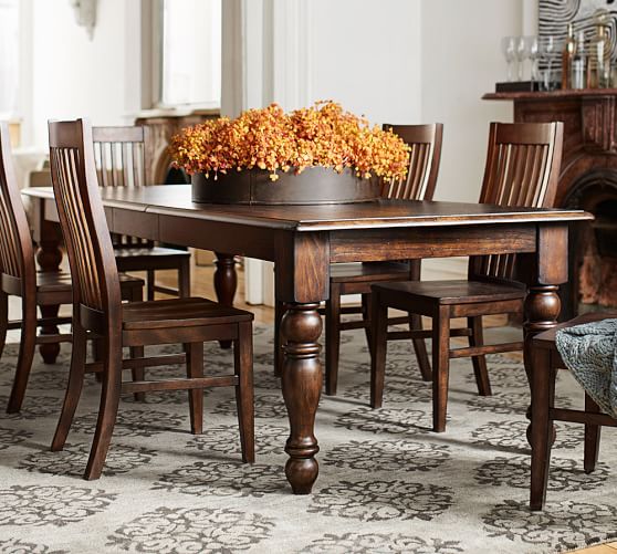 Pottery Barn EVELYN EXTENDING RECTANGULAR DINING TABLE pottery barn labor day sale