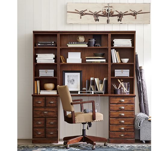 Pottery Barn PRINTER'S SMALL OFFICE SUITE pottery barn end of season sale summer