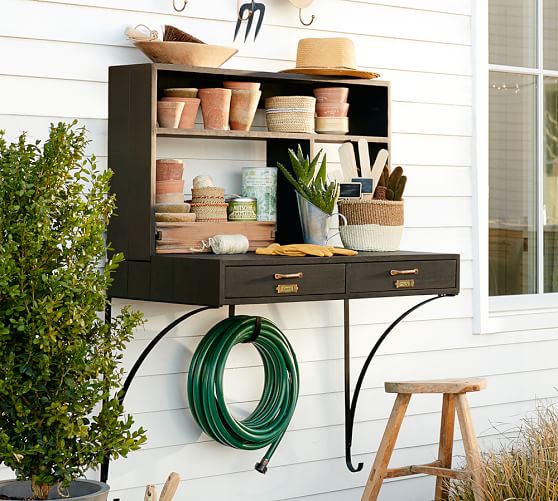 Pottery Barn WALL MOUNT POTTING STATION pottery barn labor day sale