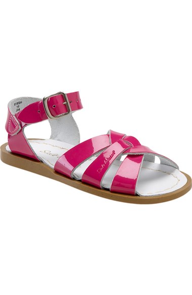 Salt Water Sandals by Hoy Sandal (Baby, Walker, Toddler, Little Kid & Big Kid) Fuchsia nordstrom candace rose back to school shoes for little girls