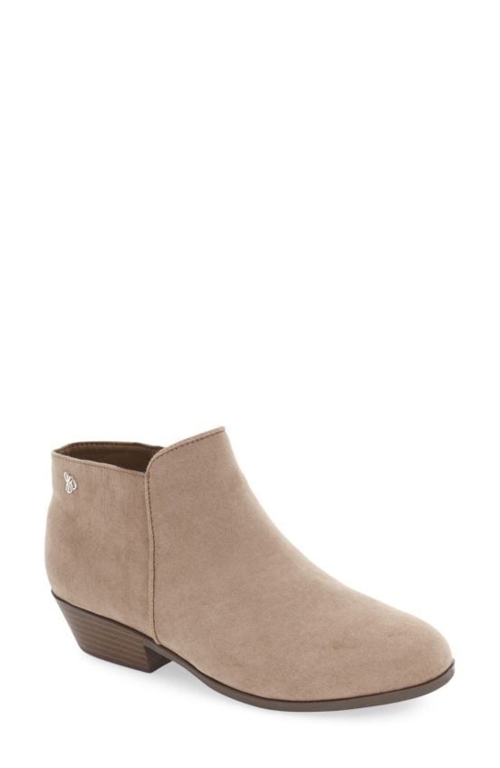 Sam Edelman 'Petty' Bootie (Walker, Toddler, Little Kid & Big Kid) Putty Faux Leather back to school shoes for little girls nordstrom candace rose