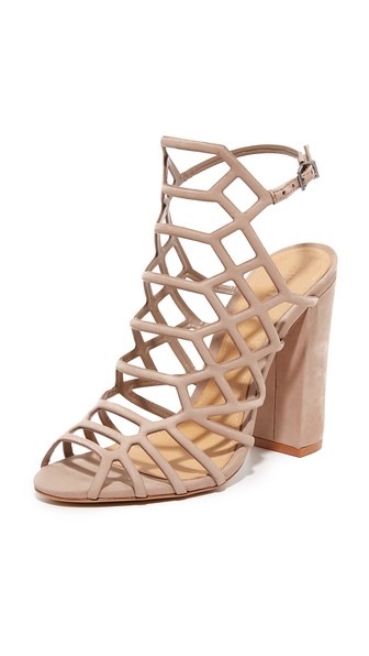 Schutz JADEN SANDALS Neutral block heel sandals summer 2016