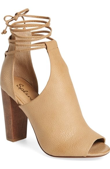 candace rose Splendid 'Jaylen' Peep Toe Bootie (Women) Mushroom Leather candie anderson nordstrom
