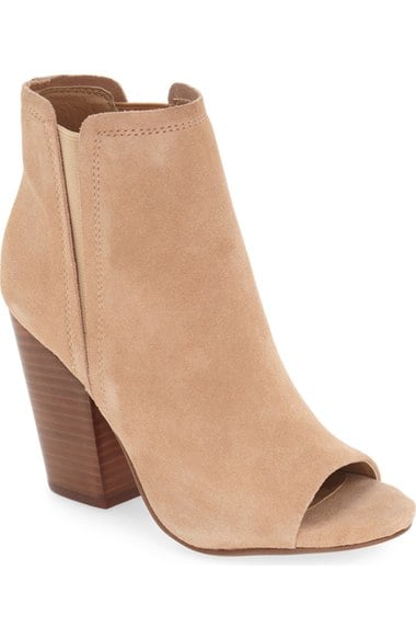 lucky open toe booties