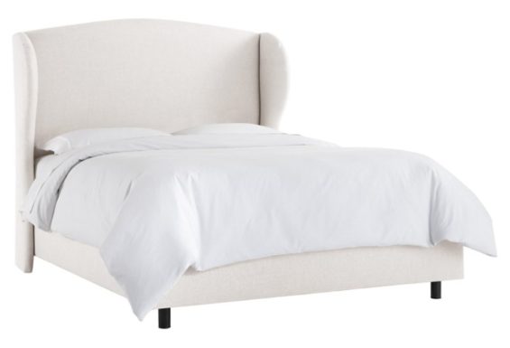 Talc Maje Wingback Bed, King One Kings Lane