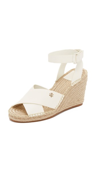 Tory Burch Bima Wedge Espadrille Sandals Ivory Shopbop end of season sale summer