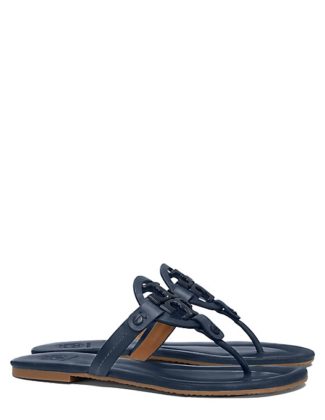 Tory Burch Private Sale Tory Burch MILLER SANDAL LEATHER Bright Navy candace rose anderson