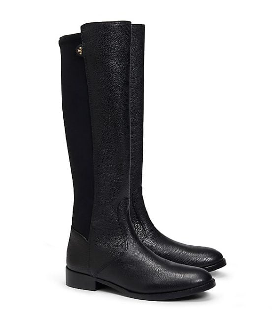 candace rose anderson Tory Burch SELDEN RIDING BOOT Black fashion blog tory burch private sale candie anderson