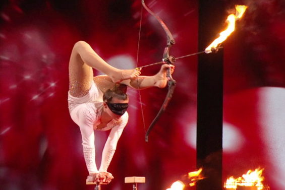  Watch America's Got Talent Season 11 Episode 14 Live Show 2 Videos: Tuesday, August 2, 2016! See talented teenage contortionist Sofie Dossi wow the judges and crowds with her amazing arrow performance! "The contortionist hopes a mind-bending live performance will get her to the next round of competition" - be sure to watch the "contortionist meets archery" video below. 