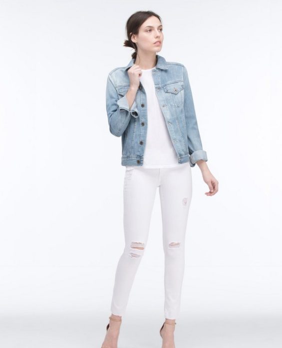AG Jeans THE LEGGING ANKLE Worn White ag jeans labor day sale