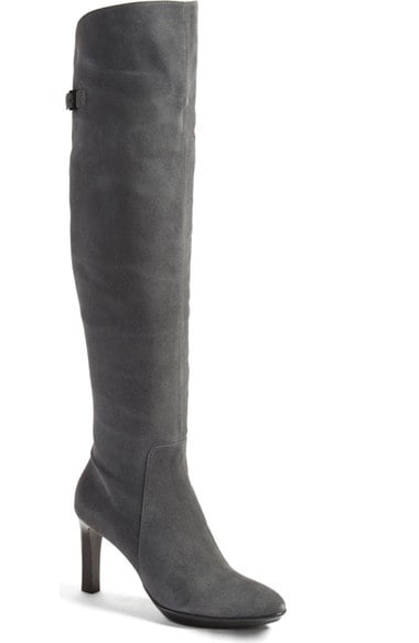 Aquatalia 'Raffela' Over the Knee Weatherproof Boot (Women) Anthracite over the knee boots fall 2016
