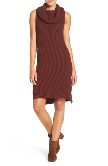 BB Dakota 'Brandy' Turtleneck Sweater Dress Redwood sweater dresses for summer and fall