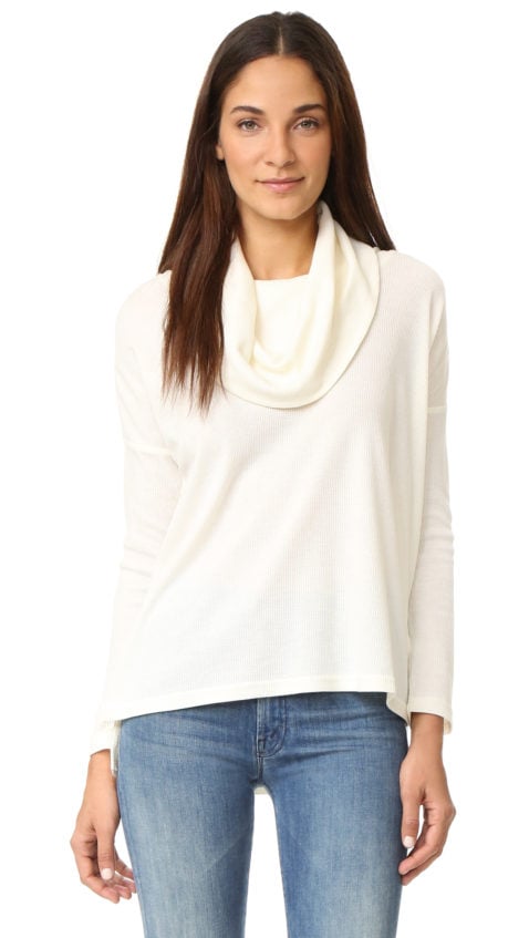 BB Dakota Jack by BB Dakota Hermione Top Ivory cowl neck sweaters fall 2016