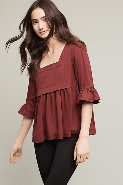 Blue Tassel Ardent Swing Top Plum Anthropologie anthro days 20% off 