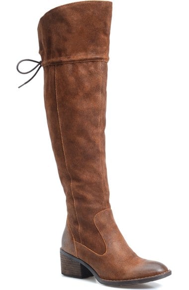 Børn 'Gallinara' Over the Knee Boot (Women) (Wide Calf) Tobacco Distressed Suede over the knee boots
