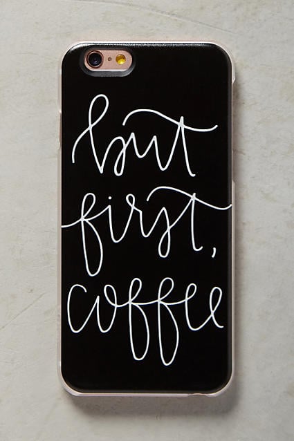 Casetify But First Coffee iPhone 6 & 6 Plus Case Black White
