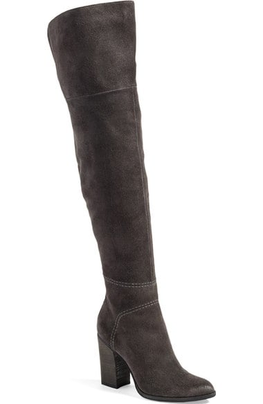 Dolce Vita 'Cash' Over the Knee Boot (Women) Anthracite Suede over the knee boots fall 2016