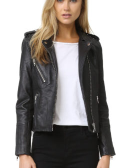Doma Leather Moto Jacket Black leather moto jackets fall 2016