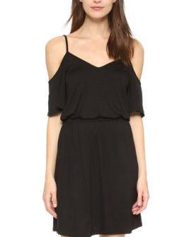Ella Moss Bella Cold Shoulder Dress Black