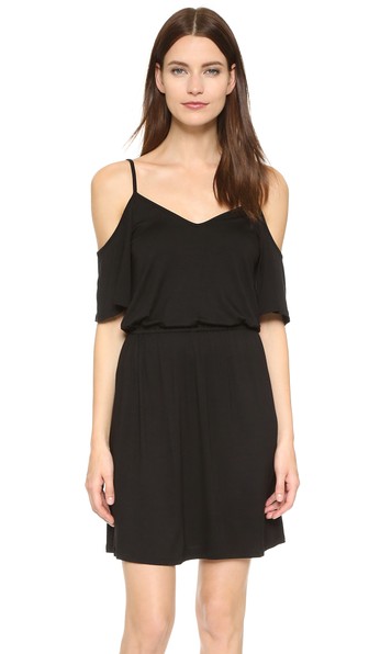 Ella Moss Bella Cold Shoulder Dress Black