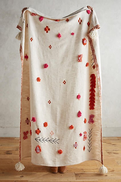 Heradia Throw Ivory Anthropologie anthro days