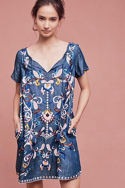 Holding Horses Folklore Tunic Dress Anthropologie anthro days 