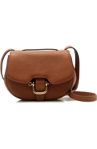 J.Crew 'Rider' Italian Leather Mini Bag Roasted Chestnut Leather Nordstrom j.crew at nordstrom fall handbags 