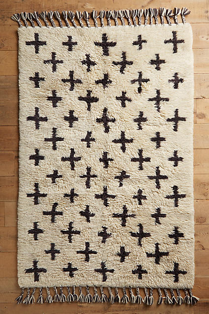 Moroccan Cross Rug Anthropologie anthro days