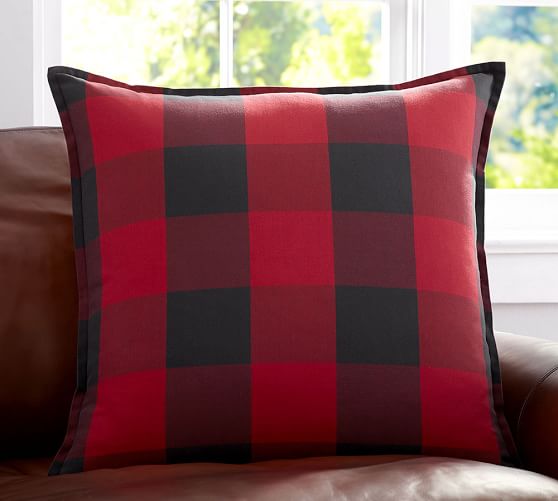 Pottery Barn BUFFALO CHECK PLAID PILLOW COVER pottery barn 20% sale