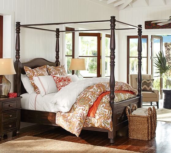 Pottery Barn CORTONA CANOPY BED pottery barn warehouse clearance sale
