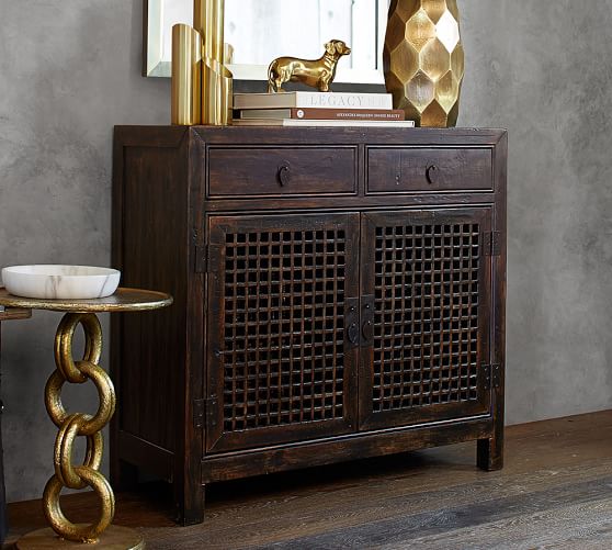 Pottery Barn ELTON CABINET pottery barn warehouse clearance sale