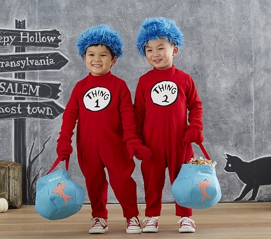 Pottery Barn Kids Toddler Dr. Seuss’s™ Thing 1 and Thing 2 Halloween Costume pottery barn kids halloween costumes sale