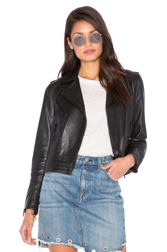 RAG & BONE/JEAN Mercer Leather Jacket Black leather moto jackets fall 2016