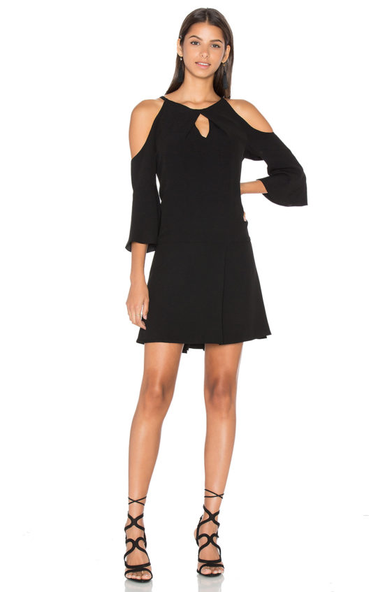 RAMY BROOK Evette Cold Shoulder Dress Black cold shoulder dresses fall wedding guest 