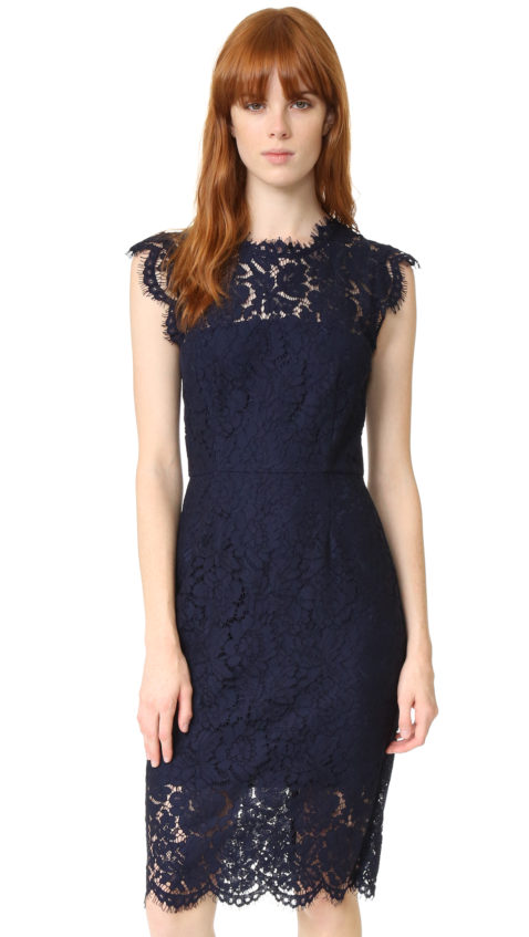 Rachel Zoe Suzette Lace Dress Navy Blue lace dresses fall wedding guest