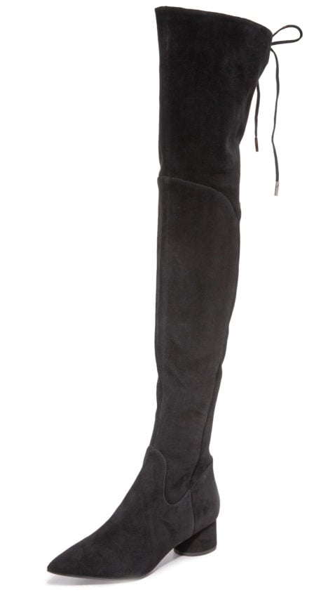 Sigerson Morrison Zetan Over the Knee Lace-Up Boots Black  over the knee boots fall