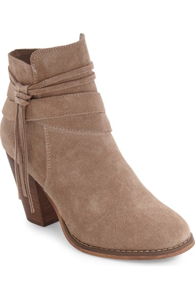 Sole Society Rumi Bootie (Women) Taupe ankle boots fall 2016