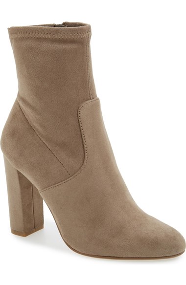 Steve Madden 'Edit' Bootie (Women) Taupe ankle boots fall