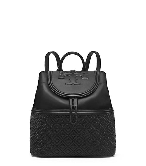 Tory Burch FLEMING BACKPACK Black tory burch fall event