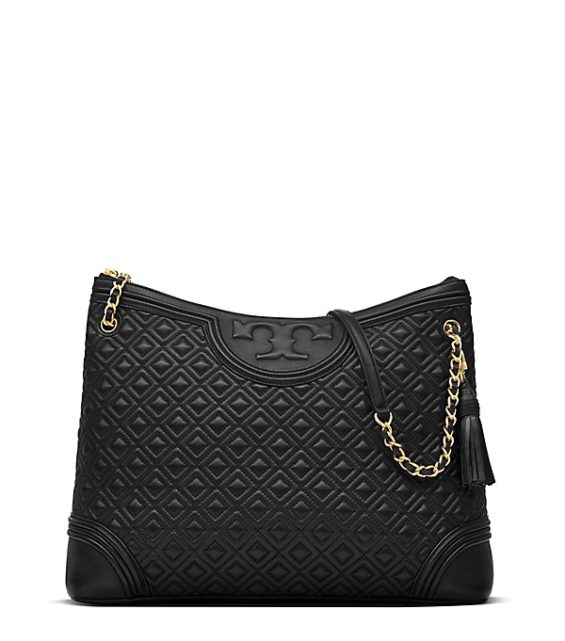Tory Burch FLEMING TOTE Black tory burch fall event 2016