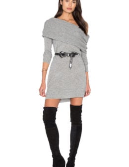 WHITE + WARREN 3 Way Sweater Dress Grey Heather sweater dresses fall 2016