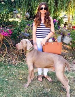 Candace Rose is wearing Scotch & Soda/Maison Scotch Fringe Tank white AG distressed jeans, Tory Burch Miller sandals, Chanel sunglasses, David Yurman cuff bracelet, Michele watch, Chan Luu bracelet, David Yurman Albion ring and carrying a Tory Burch Small York Tote candie anderson fashion blogger