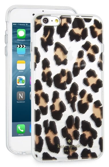 kate spade new york leopard print iPhone 6 Plus & 6s Plus case clear multi