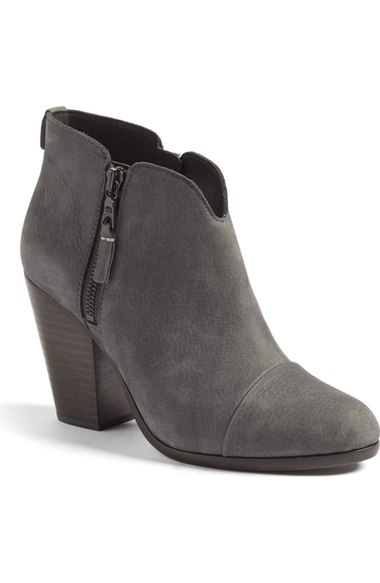 rag & bone 'Margot' Bootie (Women) charcoal nubuck ankle boots fall 2016