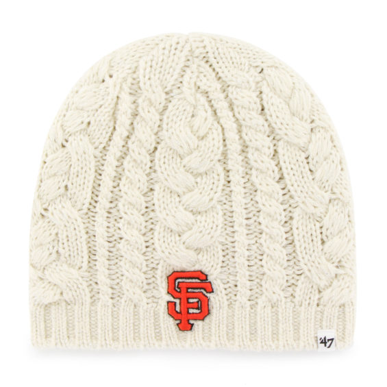 '47 San Francisco Giants Women's Natural Shawnee Knit Beanie san francisco giants playoffs
