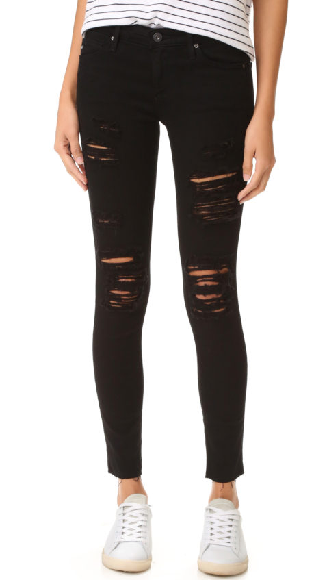 AG Super Skinny Legging Ankle Jeans Darkest Night Shopbop event of the season sale
