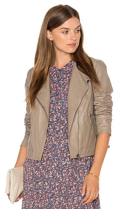 BB DAKOTA JACK BY BB DAKOTA FEENY JACKET Dark Elm faux leather moto jackets fall 2016