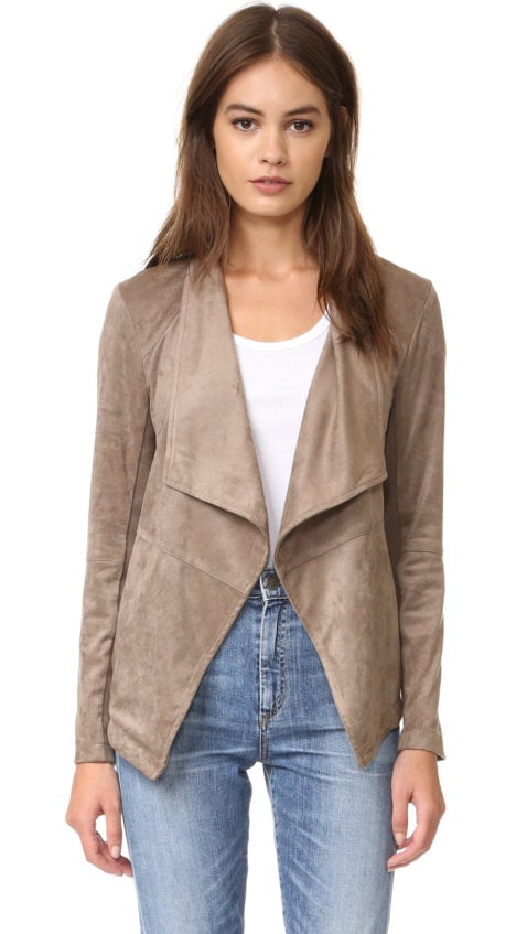 BB Dakota Nicholson Faux Suede Jacket Mocha Shopbop event of the season sale